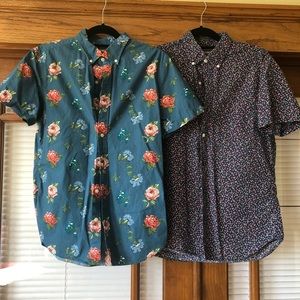 2 Bonobos men’s floral print shirts